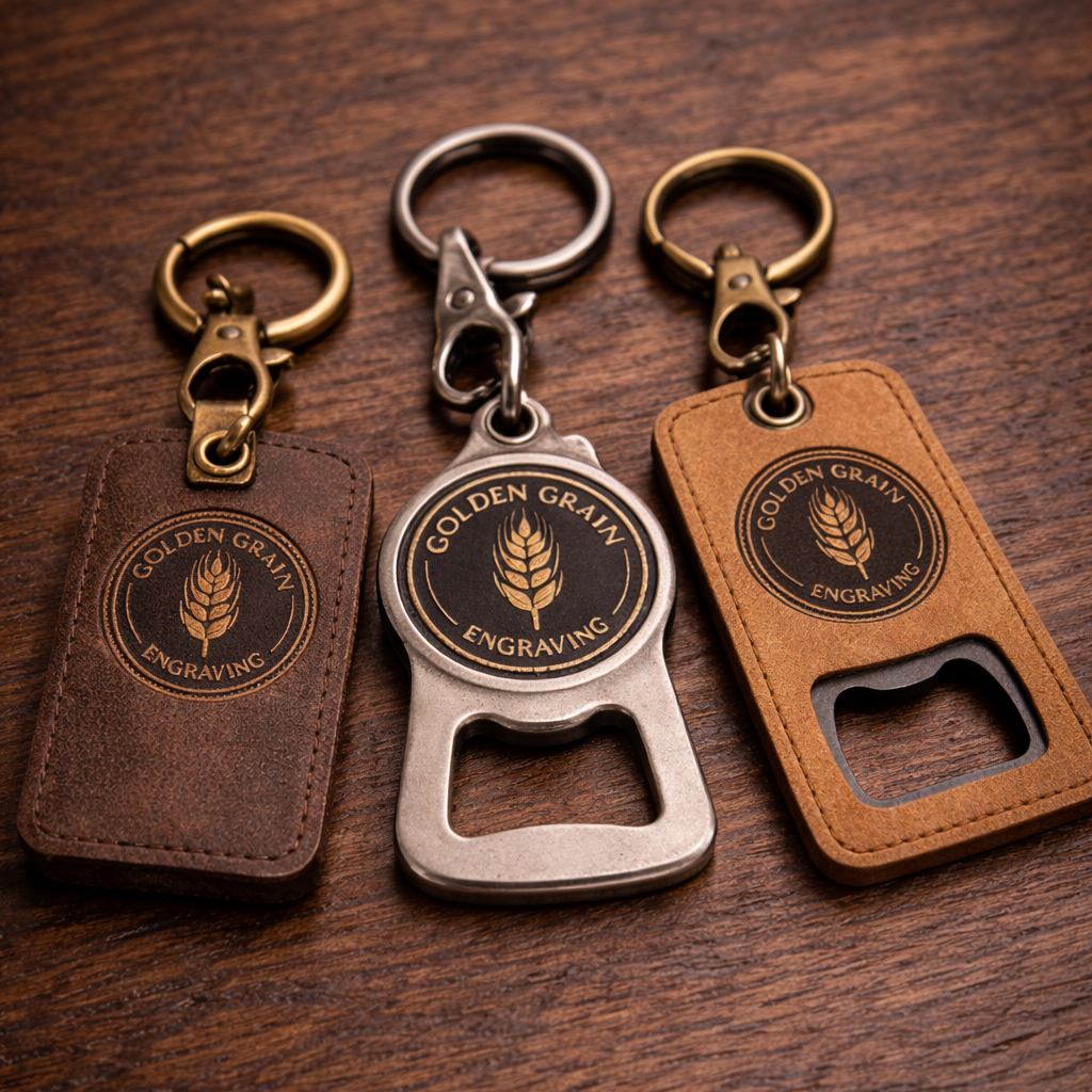 Golden Grain Engraving Co Key Chains